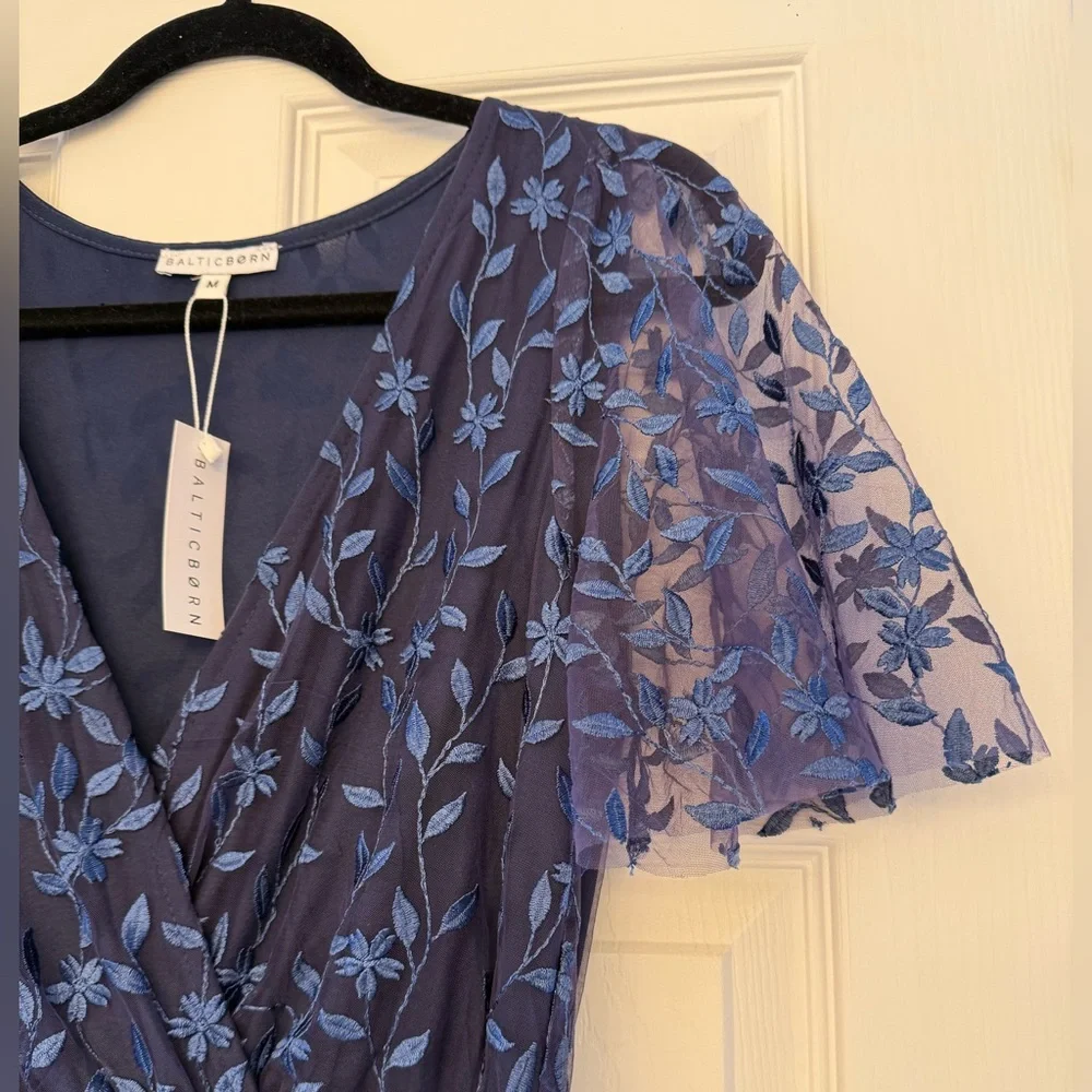 Baltic Born Navy Blue Floral Maxi Dress - Picture 3 of 5